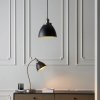 Lampa stołowa biurkowa regulowany klosz czarna retro w stylu przemysłowym klasyczna uniwersalna FRANKLIN 98752 ENDON